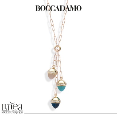 Колье Boccadamo, KGR010D BL/BW/G Колье Boccadamo, KGR010D BL/BW/G, Италия