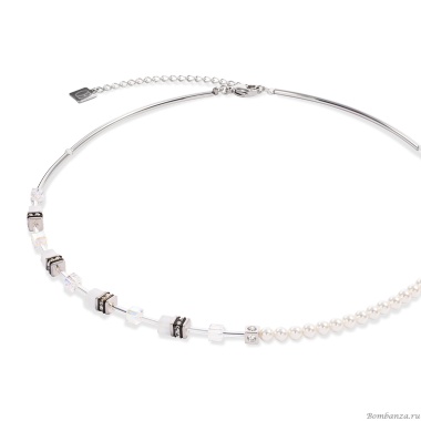 Колье Coeur de Lion, White-Silver, 4087/10-1417 Колье Coeur de Lion, White-Silver, 4087/10-1417