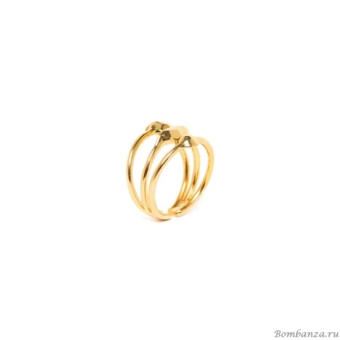 Кольцо Ori Tao, Castella, разъемное, с бусинами, OT23.2-19-40262 золотистый