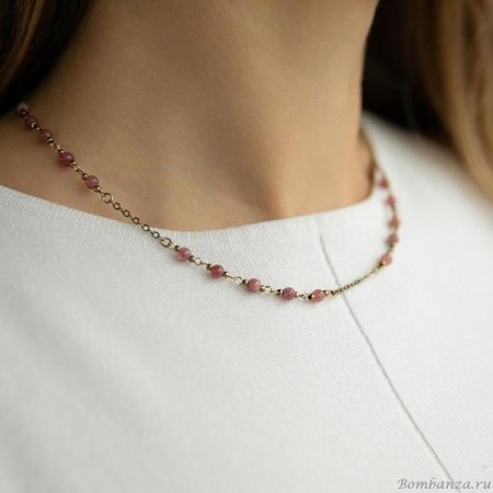 Колье Lanzerotti, Elisir, с турмалином, LZ-25.10-284 розовый