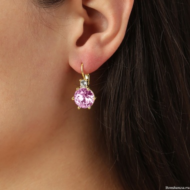 Серьги Dyrberg Kern, BEGONIA SG LIGHT ROSE, 460039 Серьги Dyrberg Kern, BEGONIA SG LIGHT ROSE, 460039
