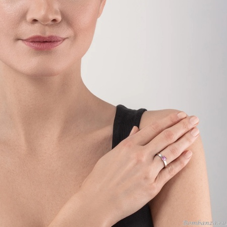 Кольцо Coeur de Lion, Rose-Silver 18 мм 0501/40-1917 56