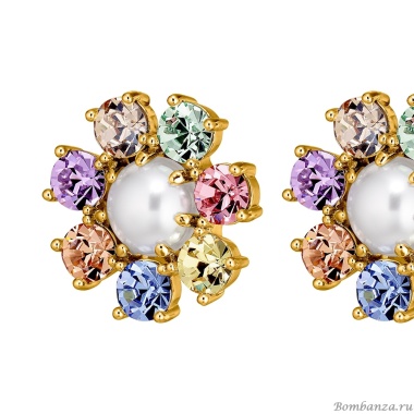 Серьги Dyrberg Kern, AUBRA SG PASTEL MULTI / WHITE PEARL, 460082 Серьги Dyrberg Kern, AUBRA SG PASTEL MULTI / WHITE PEARL, 460082