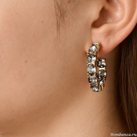 Серьги Dyrberg Kern, GRETIA SG GREY, 450084