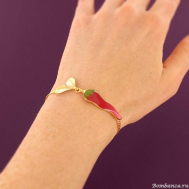 Браслет TARATATA, Paprika, с цветной смолой, TT-H25-12318-203 красный Браслет TARATATA, Paprika, с цветной смолой, TT-H25-12318-203 красный
