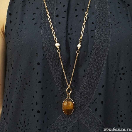 Колье Fiore Luna, TIGER EYE