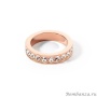 Кольцо Coeur de Lion, Crystal-Rose gold 16.5 мм 0131/40-1822 52