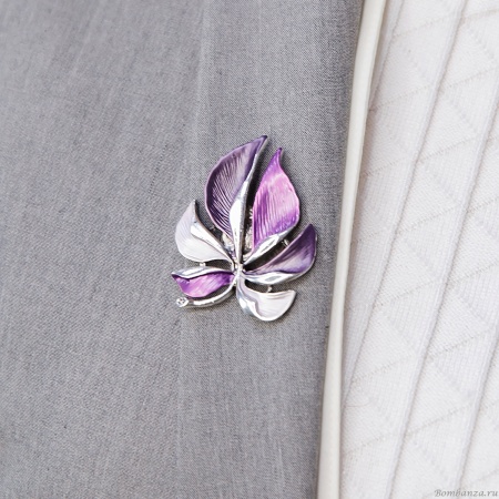 Брошь Shadore, Лист резной