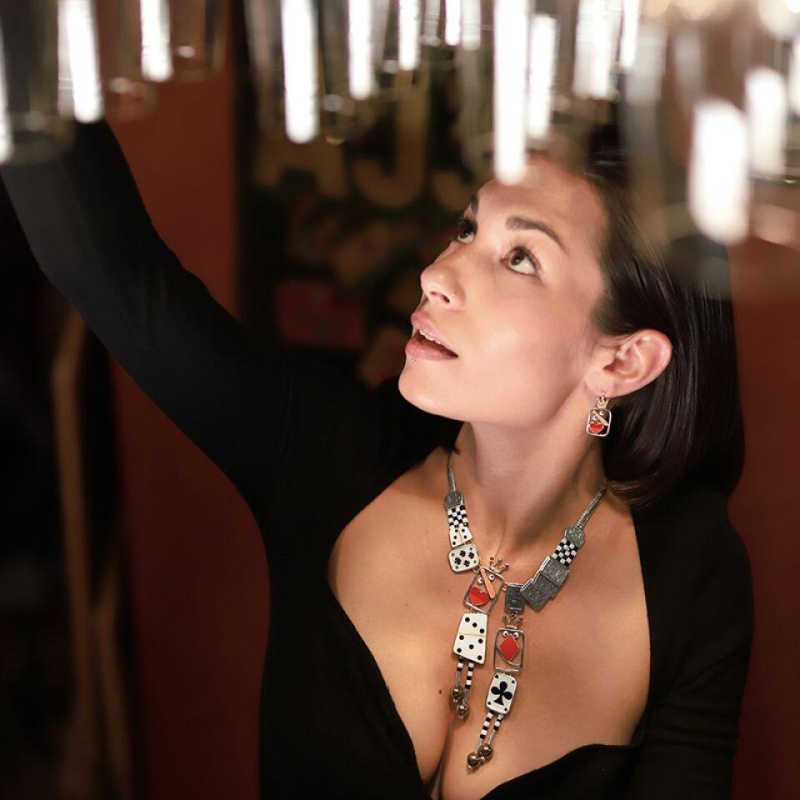 Серьги Taratata, L Impasse, с цветной эмалью Серьги Taratata, L Impasse, с цветной эмалью