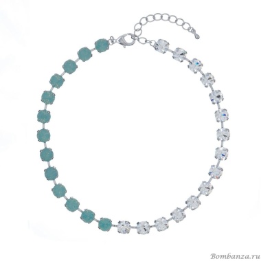 Колье Moon Paris, Ringo Queen, с кристаллами, MRQ-24.05-021 мятный