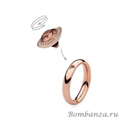 Шарм Qudo, Tondo Deluxe Blush Rose 647186 R/RG Шарм Qudo, Tondo Deluxe Blush Rose 647186 R/RG