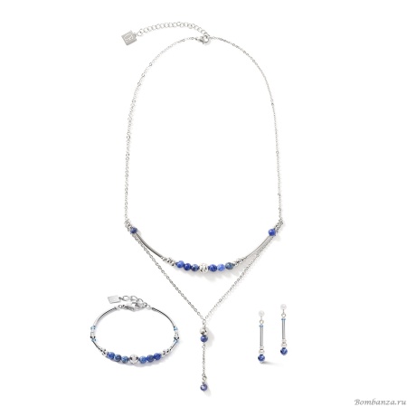 Серьги Coeur de Lion, Blue, 5048/21-0700. Германия