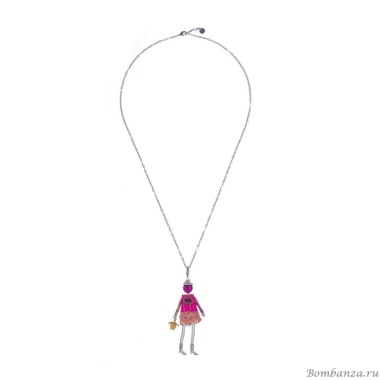 Подвеска Miamelie, кукла Армель, MiA-2408-CL7428 серебристый Подвеска Miamelie, кукла Армель, MiA-2408-CL7428 серебристый