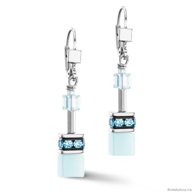 Серьги Coeur de Lion, Light Aqua, 4020/20-2020 Серьги Coeur de Lion, Light Aqua, 4020/20-2020