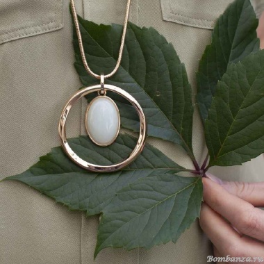 Колье Fiore Luna, BLUE SKY AGATE