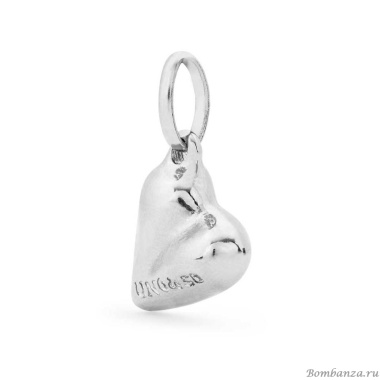 Подвеска UNOde50 Charm Heart с серебром CHA0244MTL0000U