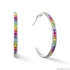 Пусеты Coeur de Lion, Multicolour Silver 0128/21-1517 Пусеты Coeur de Lion, Multicolour Silver 0128/21-1517