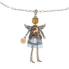 Подвеска Miamelie, кукла Николина с крыльями, MiA-2401-CL5865 золотистый