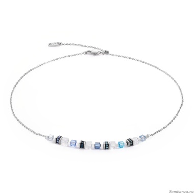 Колье Coeur de Lion, Blue-Silver, 5076/10-0717 Колье Coeur de Lion, Blue-Silver, 5076/10-0717. Германия