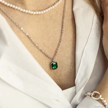 Колье Fiore Luna, EMERALD, BCN08992-07