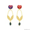 Серьги TARATATA, Crocus, асимметричные,смола,микрошарики,бусины, TT-H24-02954-203 красный Серьги TARATATA, Crocus, асимметричные,смола,микрошарики,бусины, TT-H24-02954-203 красный