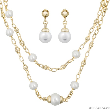 Комплект Fiore Luna, колье+серьги, SG200097E-002 S