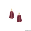 Серьги Nature Bijoux, Rainbow ficus, с акрилом и смолой, NB25.1-12-90134 бордовый Серьги Nature Bijoux, Rainbow ficus, с акрилом и смолой, NB25.1-12-90134 бордовый
