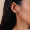 Серьги Franck Herval, Camelia, с кристаллом Swarovski, FH24.2-12-69223 золотистый Серьги Franck Herval, Camelia, с кристаллом Swarovski, FH24.2-12-69223 золотистый