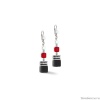 Серьги Coeur de Lion, Black-Red 4530/20-1303