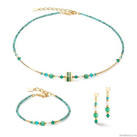 Браслет Coeur de Lion, Green-Gold, 4355/30-0516. Германия