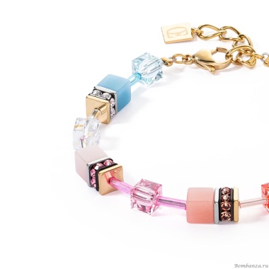 Браслет Coeur de Lion, Aqua-Apricot, 2838/30-2028 Браслет Coeur de Lion, Aqua-Apricot, 2838/30-2028. Германия