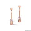 Серьги Coeur de Lion, Rose Gold Lilac 5042/21-0829