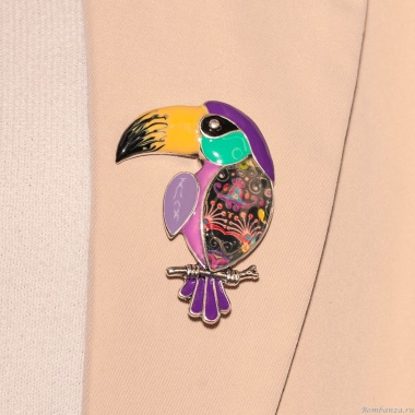 Брошь Shadore, Тукан