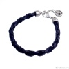 Браслет Tra-la-ra, Trenzate, плетеный, кожаный, TLR24-505P017 черный Браслет Tra-la-ra, Trenzate, плетеный, кожаный, TLR24-505P017 черный