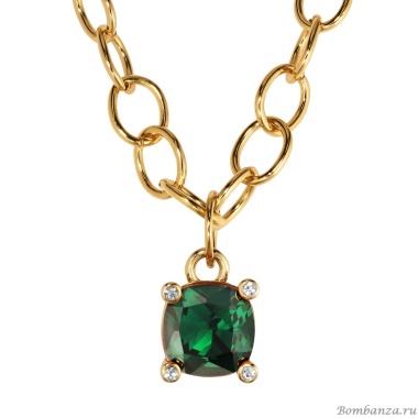 Колье Dyrberg Kern, RAMINA SG EMERALD GREEN, 450125 Колье Dyrberg Kern, RAMINA SG EMERALD GREEN, 450125