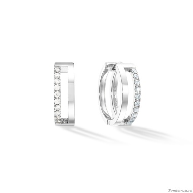 Серьги Coeur de Lion, Crystal-Silver, 0136/21-1817 Серьги Coeur de Lion, Crystal-Silver, 0136/21-1817