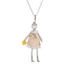Подвеска Miamelie, кукла Пенелопа, MiA-2308-CL5533 серебристый Подвеска Miamelie, кукла Пенелопа, MiA-2308-CL5533 серебристый