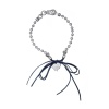 Колье Moon Paris, Ringo, с текстильным бантом и сердцем, MR-24.06-061 черный Колье Moon Paris, Ringo, с текстильным бантом и сердцем, MR-24.06-061 черный
