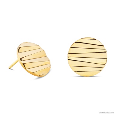 Серьги Coeur de Lion, Gold, 0143/21-1600 Серьги Coeur de Lion, Gold, 0143/21-1600