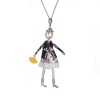 Подвеска Miamelie, кукла Маддалена, MiA-2308-CL5468 серебристый Подвеска Miamelie, кукла Маддалена, MiA-2308-CL5468 серебристый