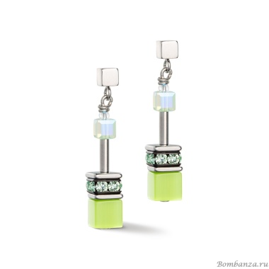 Серьги Coeur de Lion, Joyful Colours Green, 3339/21-0500 Серьги Coeur de Lion, Joyful Colours Green, 3339/21-0500