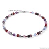 Колье Coeur de Lion GeoCUBE®, Purple-Red-Blue 2838/10-0841 Колье Coeur de Lion GeoCUBE®, Purple-Red-Blue 2838/10-0841