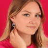Серьги TARATATA, Ceramik, с цветной смолой, TT-W23-06784-104 синий Серьги TARATATA, Ceramik, с цветной смолой, TT-W23-06784-104 синий
