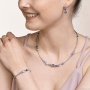 Колье Coeur de Lion, Crystals Blue 5026/10-0700. Германия