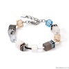 Браслет Coeur de Lion, Aqua-Beige 4505/30-2010 Браслет Coeur de Lion, Aqua-Beige 4505/30-2010