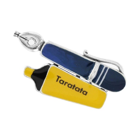 Брошь TARATATA, Histoire-geo, с цветной эмалью, TT-H21-03202-10M желтый