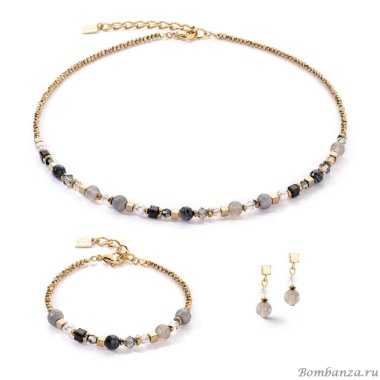 Серьги Coeur de Lion, Grey-Gold, 4345/21-1216 Серьги Coeur de Lion, Grey-Gold, 4345/21-1216