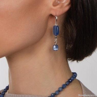 Серьги Lanzerotti, Alba, с кианитом, LZ-24.02-071 синий