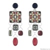 Серьги TARATATA, Ceramik, со смолой,стеклянными бусинами, стразами, TT-W23-06993-10M серебристый Серьги TARATATA, Ceramik, со смолой,стеклянными бусинами, стразами, TT-W23-06993-10M серебристый
