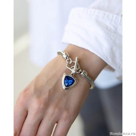 Браслет Ciclon, Majestic, с кристаллом, CN-251110 синий, 22